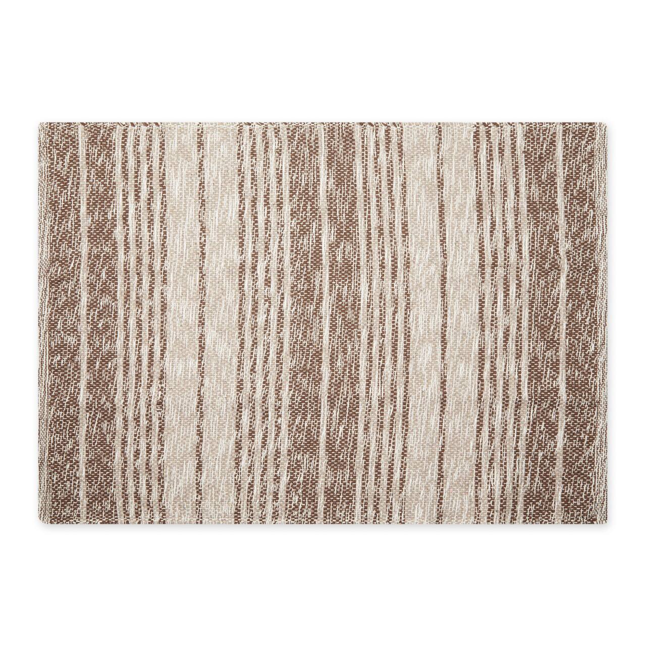 DII® Variegated Stripe Handwoven Recycled Yarn Rug, 2ft. x 3ft.